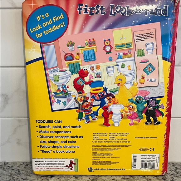 Sesame Street Elmo's Potty Book with Red and Yellow Characters - Picture 5 of 13
